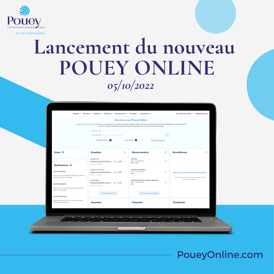 Lancement refonte Pouey Online outil enquêtes financières