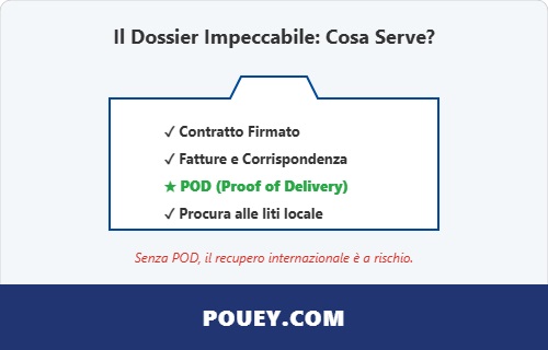 dossier recupero crediti estero