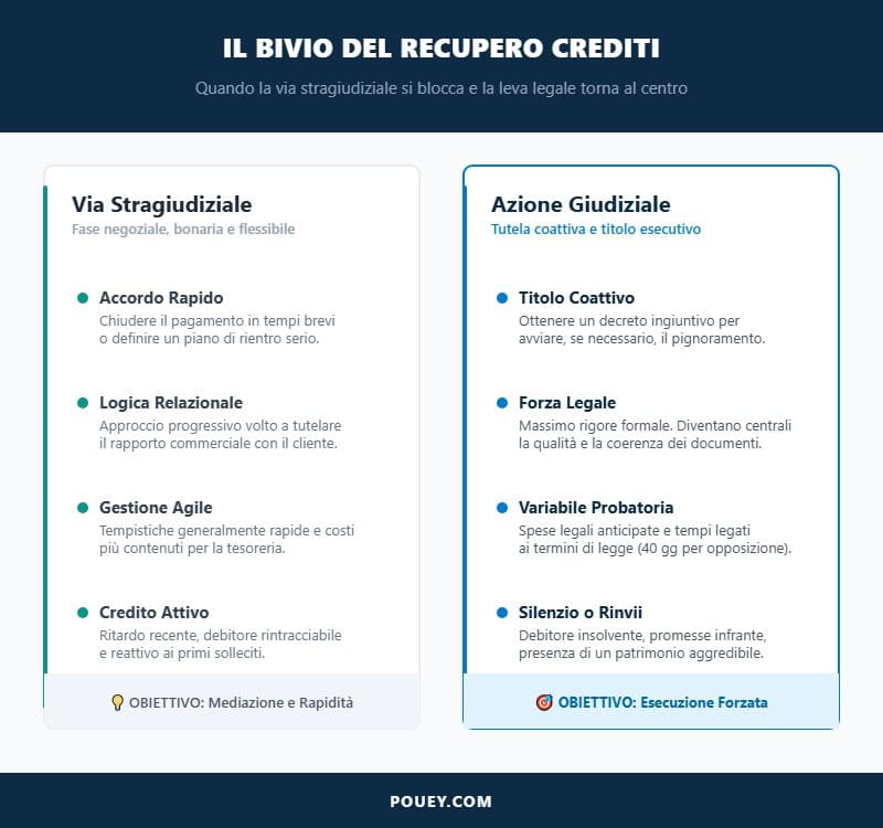 Recupero crediti e gestione del rischio con Pouey International.
