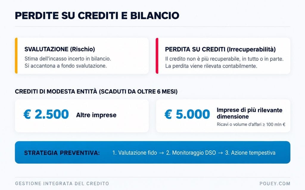 Perdite su crediti e bilancio
